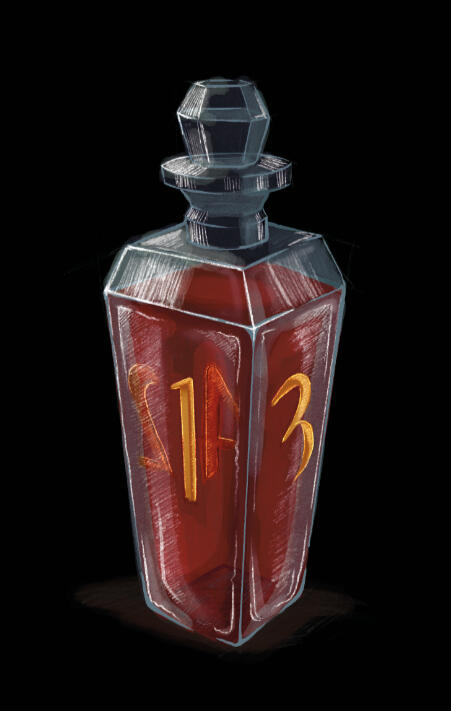 Apothecary Bottle for Arcanum Dice